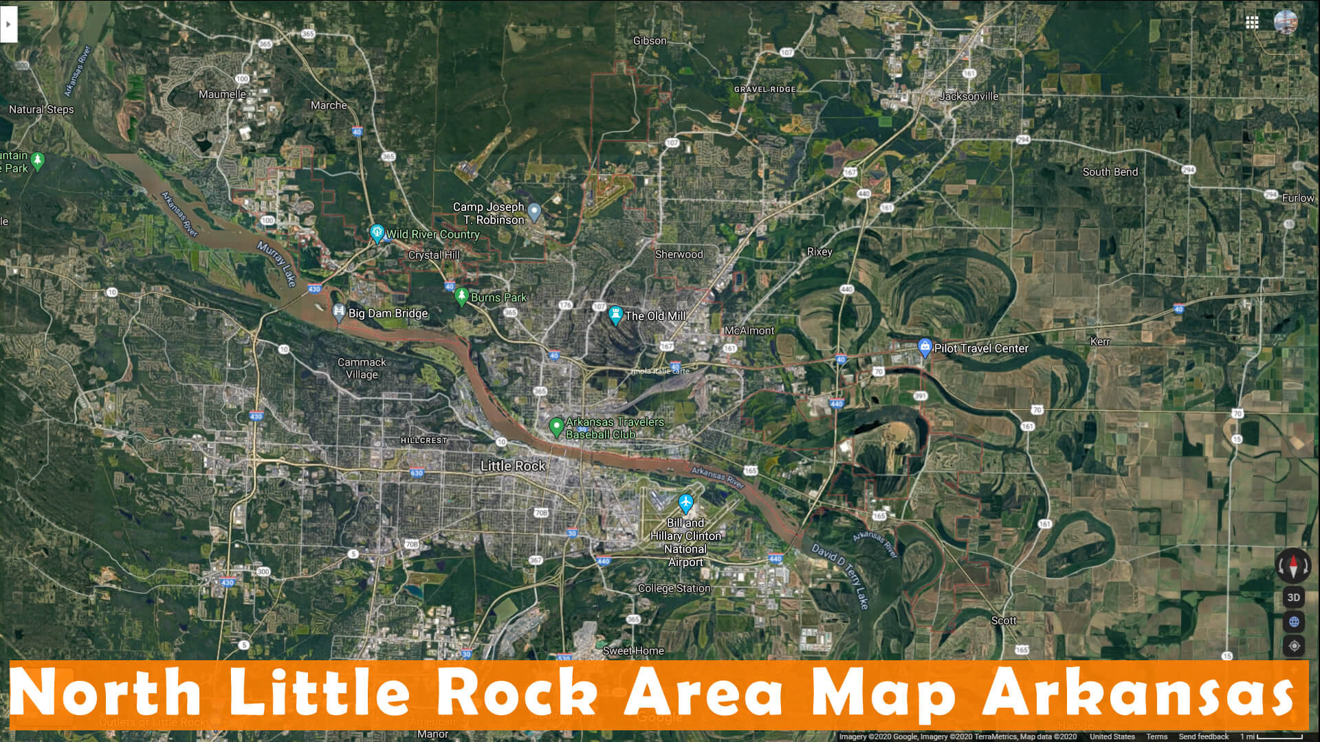 North Little Rock Zone carte